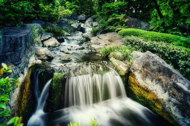 Zen garden for meditation and relaxation